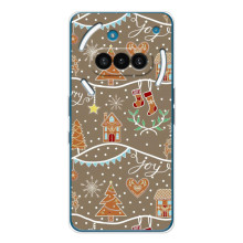 Новогодние, Праздничные Чехлы для Nothing Phone (3a) - 2024 год (Новогодние пряники)