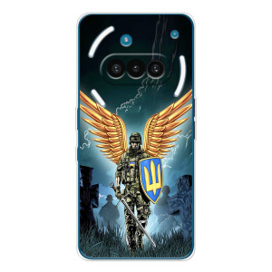 Патріотичний Чохол для Nothing Phone (3a) (ЗСУ з крильми)