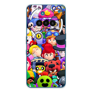 Силіконовый Чохол на Nothing Phone (3a) з картинкою Brawl Stars (Персонажі)