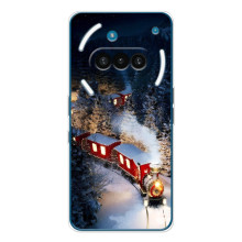 Силіконовий бампер на різдво для Nothing Phone (3a) (Потяг)