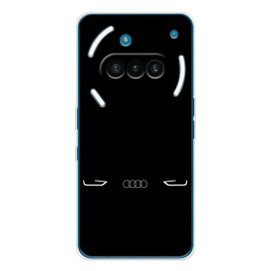 Силиконовый бампер с картинкой машины на Nothing Phone (3a) – Силует Audi