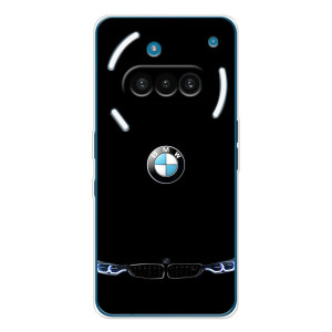 Силиконовый бампер с картинкой машины на Nothing Phone (3a) – Черный BMW