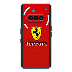 Силиконовый бампер с картинкой машины на Nothing Phone (3a) – Ferrari Logo