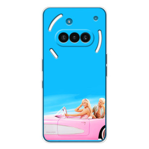Силиконовый Чехол Барби Фильм на Nothing Phone (3a) (Барби и Кен)