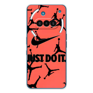 Силіконовый Чохол Nike Air Jordan на Натинг Фон (3а) (Just Do It)