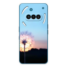 Силіконовий Чохол з кульбабками на Nothing Phone (3a) – Захід з кульбабкою