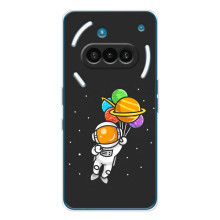 Силіконовый Чохол з принтом "Космонавти" на Nothing Phone (3a)