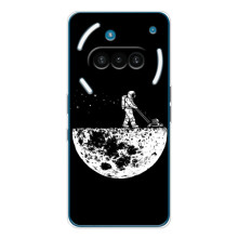 Силіконовый Чохол з принтом "Космонавти" на Nothing Phone (3a) – Космонавт