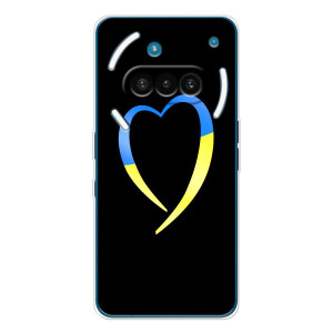 Силіконовий Чохол  на Nothing Phone (3a) (Я-Україна) – Українське серце