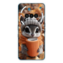 Друкований чохол 'Звірята з кавою' для Nothing Phone (3a)