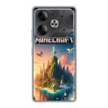 Чехол с картинками Майнкрафт для  McClellan Phone 4a Pro 
 – Лого Майнкрафт