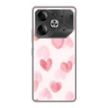 Чехол с розовым рисунком для Nothing Phone (4a) Pro – Розовые сердечки