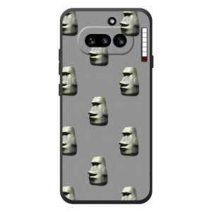 Бампер с принтом Мемы для Nothing Phone (4a) (Каменное лицо)