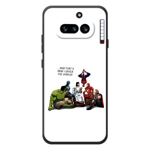 Чехлы для Nothing Phone (4a) (Для Христиан) – Иисус супергерой