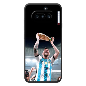 Чехлы Лео Месси Аргентина для Nothing Phone (4a) – Счастливый Месси