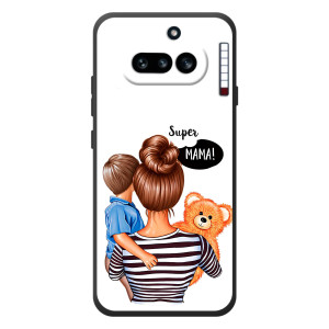 Чехол с печатью для Nothing Phone (4a) - (Мама с ребенком) (AlphaPrint)