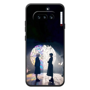 Чехлы с принтом Уэнсдей на Nothing Phone (4a) – Уэнсдей и Энди