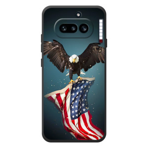 Чехол Флаг USA для Nothing Phone (4a) – Орел и флаг