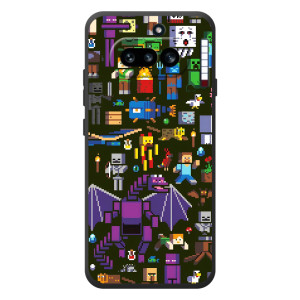 Чехол Майнкрафт на Nothing Phone (4a) (AlphaPrint) Minecraft