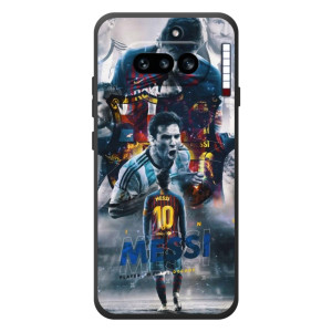 Чехол Месси футболист для Nothing Phone (4a) – Коллаж Месси