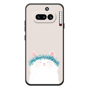 Чехол на тематику: Коты для Nothing Phone (4a) – Белый котик