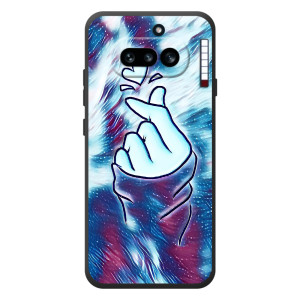Чехол с принтом для Nothing Phone (4a) (AlphaPrint - Знак сердечка)