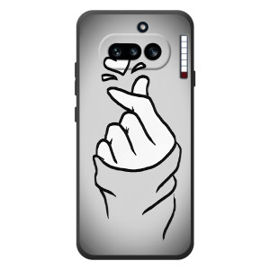 Чехол с принтом для Nothing Phone (4a) (AlphaPrint - Знак сердечка)