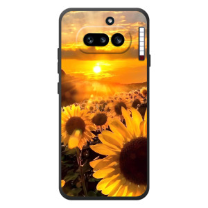 Чехол с Цветами для Nothing Phone (4a) – поле подсолнухов