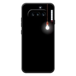 Чохол з картинками на чорному фоні для Nothing Phone (4a) – Лампочка