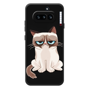 Чехол с принтом для Nothing Phone (4a) (AlphaPrint) Модные коты