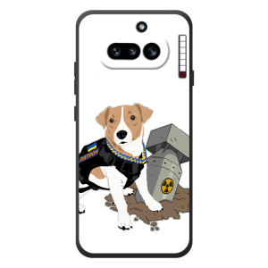 Чехол с принтом Собаки Патрон для Nothing Phone (4a) – Пёс Патрон с ракетой