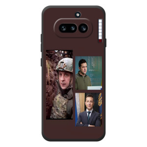 Чехол для Nothing Phone (4a) (AlphaPrint - с принтом Зеленского)