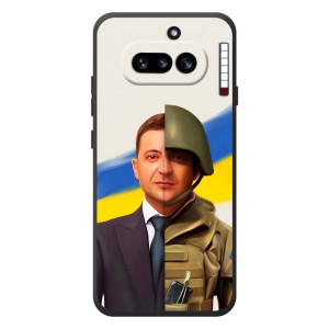 Чехол для Nothing Phone (4a) (AlphaPrint - с принтом Зеленского)
