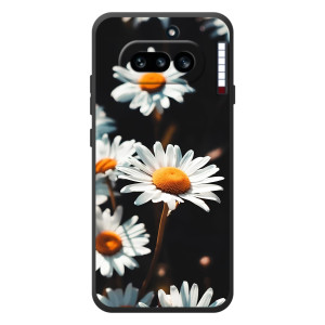 Чехол с ромашками на Nothing Phone (4a) – Белые ромашки