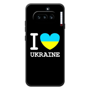 Чехол с Украинской символикой на : Нитьинг Фоне (4а) 
 – I Love Ukraine