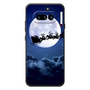 Чохол Санта Клаус для Nothing Phone (4a) – Санта - місяць