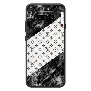 Чехол Стиль Louis Vuitton на Nothing Phone (4a) – LV на белом