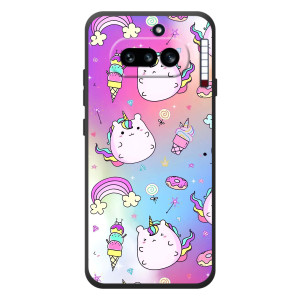 Чехол Unicorn на Nothing Phone (4a) – Радуга и Единорог
