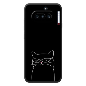 Чехол с рисунком кот на Nothing Phone (4a)