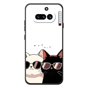 Чехол с рисунком кот на Nothing Phone (4a)