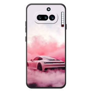 Чехол с авто Порше для Nothing Phone (4a) – Розовый Порше