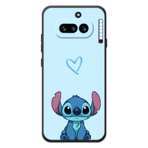 Чехол с рисунком Стич для Nothing Phone (4a) – Голубой Стич