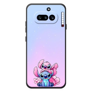 Чехол с рисунком Стич для Nothing Phone (4a) – Энджл и Стич
