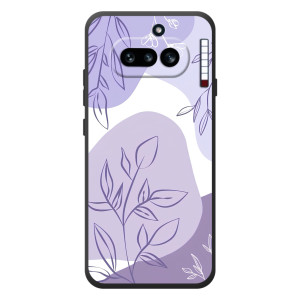 Силиконовый чехол с принтом в цветах на Nothing Phone (4a)