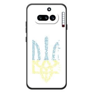 Чехол с украинским гербом на Nothing Phone (4a) – Герб с гимном Украины
