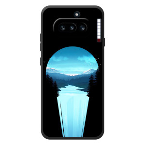 Летний Чехол на Nothing Phone (4a) – Синий Водопад