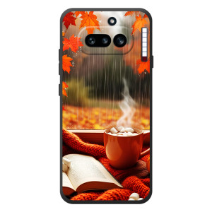 Чехол с уникальным дизайном «Осень с кофе» для Nothing Phone (4a)