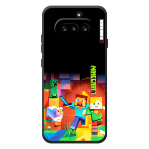 Чехлы для Nothing Phone (4a) (Персонажи Майн Крафт) – Герой Майнкрафт