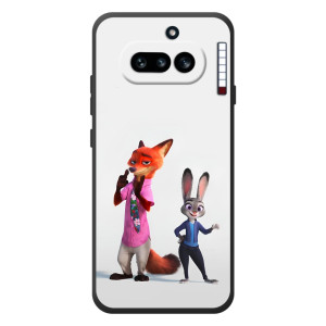 Силиконовый чехол с принтом Зоотрополіс для Nothing Phone (4a) – Джуди и Ник