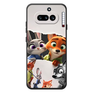 Силиконовый чехол с принтом Зоотрополіс для Nothing Phone (4a) – Персонажи Зоо